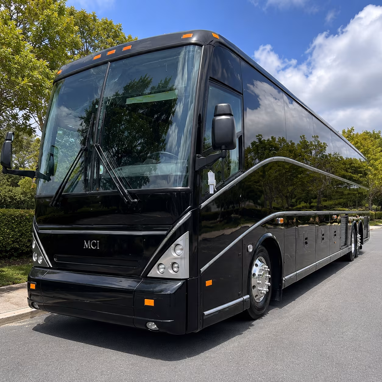 charter buses for large plymouth canton prom groups traveling together