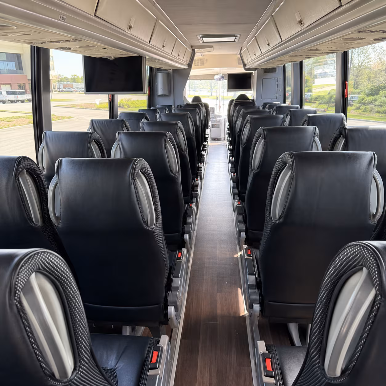 plymouth charter bus services interior
