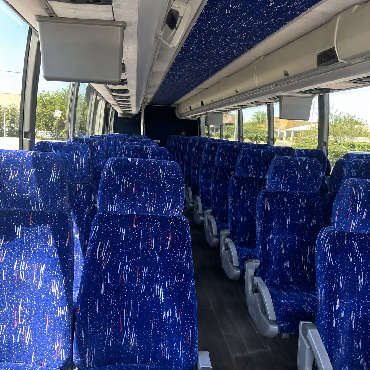 plymouth religious group transportation onboard seating